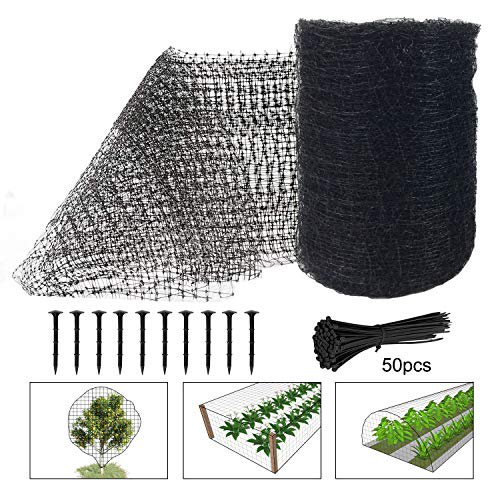 Feitore Deer Fence Netting, 7 x 100 Feet Bird Netting Anti Bird Deer