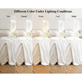thumbnail image 6 of Unikome Knit Throw Blanket 50" x 60", Soft Lightweight Blanket for Couch, Sofa and Bed, Breathable All Season Decorative Throw, White, 6 of 7