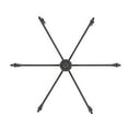 thumbnail image 4 of Yep by Golden Lighting Kennedy 6-light Chandelier in Natural Black, 4 of 7