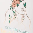 thumbnail image 2 of Don't Be A Lady Be A Legend Inspo Box Sign | Women's Empowerment Wooden Wall Desk Decor | 7" x 8", 2 of 2