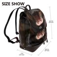 thumbnail image 2 of Balery Playful Baby Hippo Splash Mochila de Cuero para Mujeres, Gran Capacidad, Bolsa de Viaje Multifuncional, Mochila de Cuero y Bolsa de Hombro para Mujeres, 2 of 4