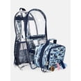 thumbnail image 3 of Wonder Nation Kids' Clear Shark 17" Sensory Backpack and Lunch Tote Set, 2-Piece, Blue, 3 of 5
