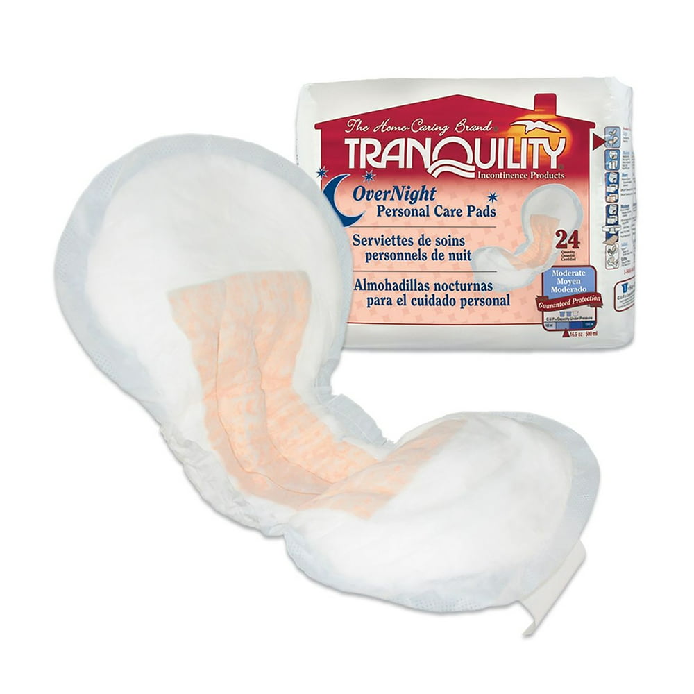 Tranquility 16.5 Inch Overnight Heavy Absorbency Personal Care Pad, 96
