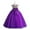 Purple, variant on CSCHome 4-12Y Toddler Princess Dresses for Girls Bridesmaid Wedding Princess with Bow Tulle Prom Dresses Graduation Party Dress for Kids
