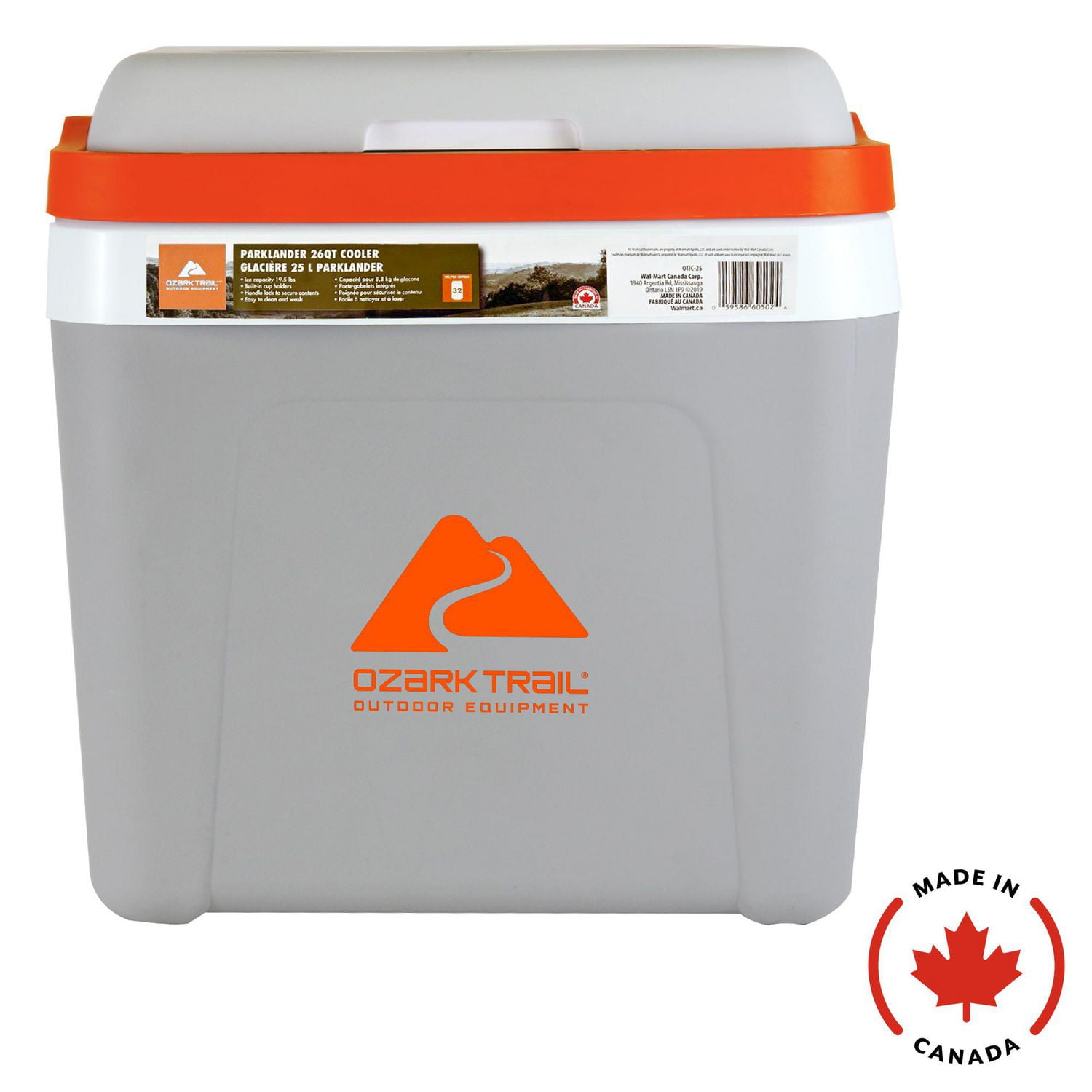 Ozark Trail Ice Chest Cooler 26QT, Hard Sided Portable