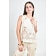 thumbnail image 5 of Conjunto con detalle bordado Roman Fashion /Juvenil, 01549 (Beige) beige G, 5 of 5