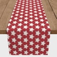 thumbnail image 2 of Creative Products White Stars Pattern 16x90 Poly Twill Table Runner, 2 of 3