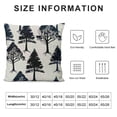 thumbnail image 5 of PHYHOO Christmas Pillow Covers White Black Christmas Tree Decor Throw Pillows Winter Xmas Holiday Outdoor Cushion Cases for Couch Bed Decorations, 5 of 5