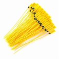 thumbnail image 4 of 100 pcs yellow packaging transport truck plastic security seal 40 cm label cable tie with number, 4 of 5