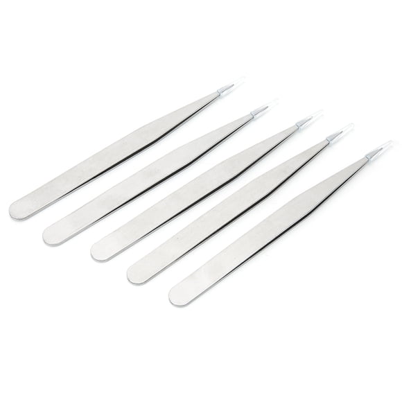 Pinzas de acero de aleación, 5 piezas/juego de pinzas antimagnéticas de acero de aleación, pinzas para relojes, integración perfecta