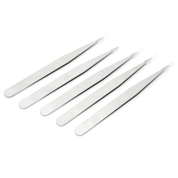 Pinzas de acero de aleación, 5 piezas/juego de pinzas antimagnéticas de acero de aleación, pinzas para relojes, integración perfecta