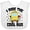 AA-White, variant on Inktastic I Ride the Cool Bus with Yellow Bus Boys or Girls Baby Bib