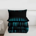 thumbnail image 6 of jejeloiu Blue Geometric Lines Twin Comforter Sets For Boys,Modern Minimalist Aesthetic Bedding Set For Kids,Reversible,2 Pieces, 6 of 8
