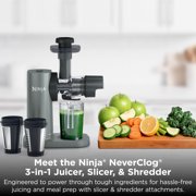 Ninja NeverClog 3-in-1 Juicer, Slicer, Shredder