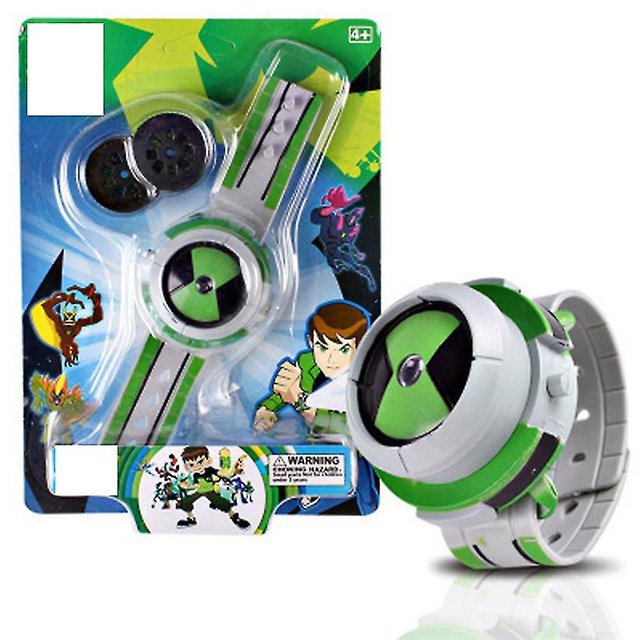 Ben 10 Omnitrix proyector reloj 16 imágenes reloj de pulsera niños juguete regalo Afortunado Sencillez