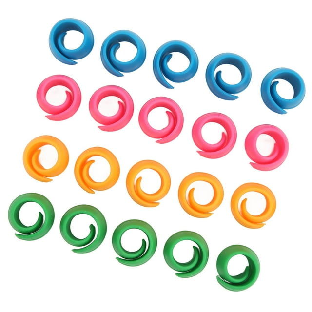 Cross Stitch Thread Holder, Spool Protector Anti Thread Falling Off Bobbin Holder Clips Silicone for Sewing Machine Spools for Household