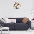 thumbnail image 5 of Wall Clock Mute without Ticking-Abstract Chef with Pocket Watch Pattern Funny Living Room and Kitchen Wall Clock, Battery Powered, Suitable for Home/Office/Bedroom/Classroom, 5 of 6