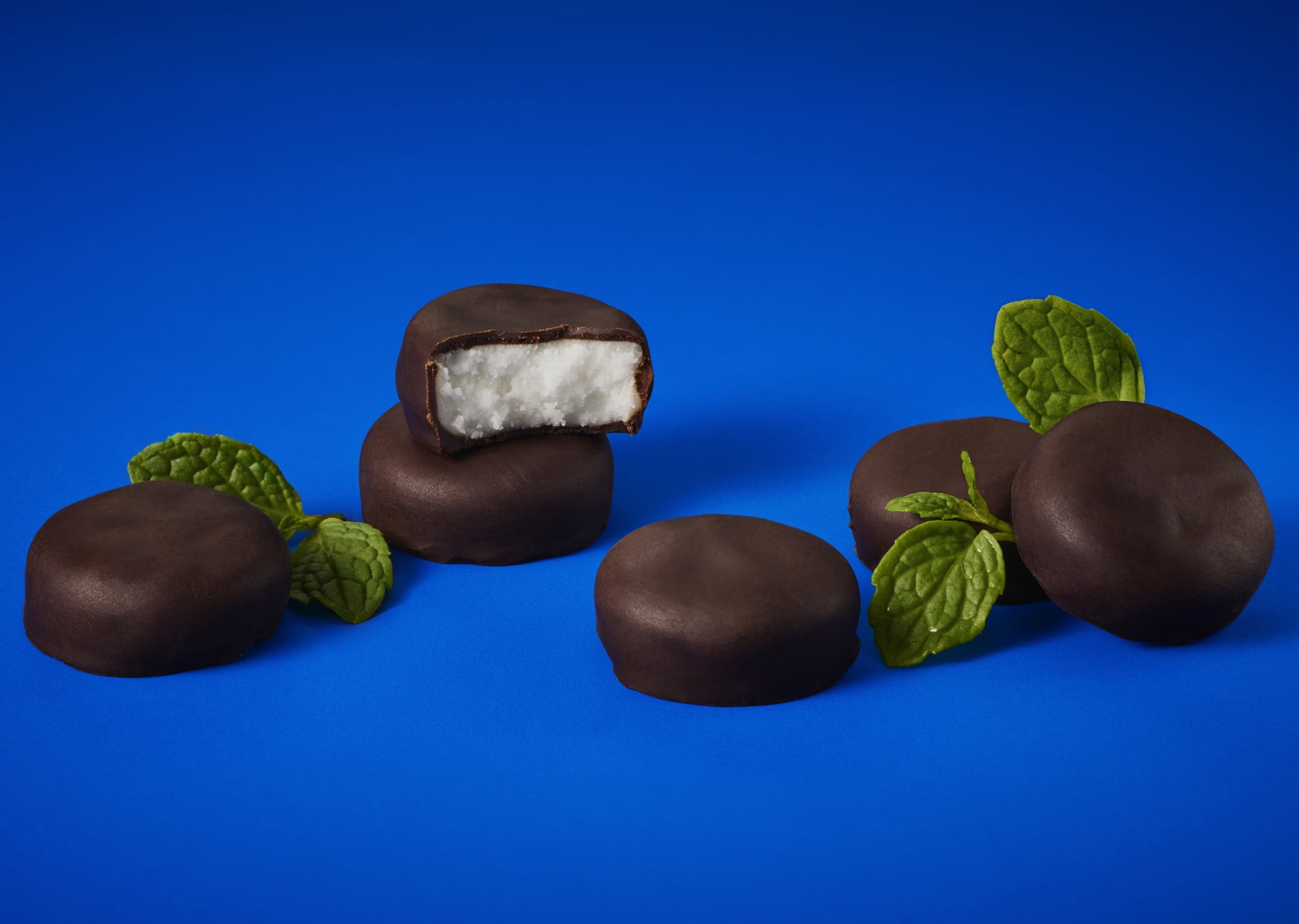 YORK Minis Dark Chocolate Peppermint Patties Candy, 7.6 oz, 4 Pack