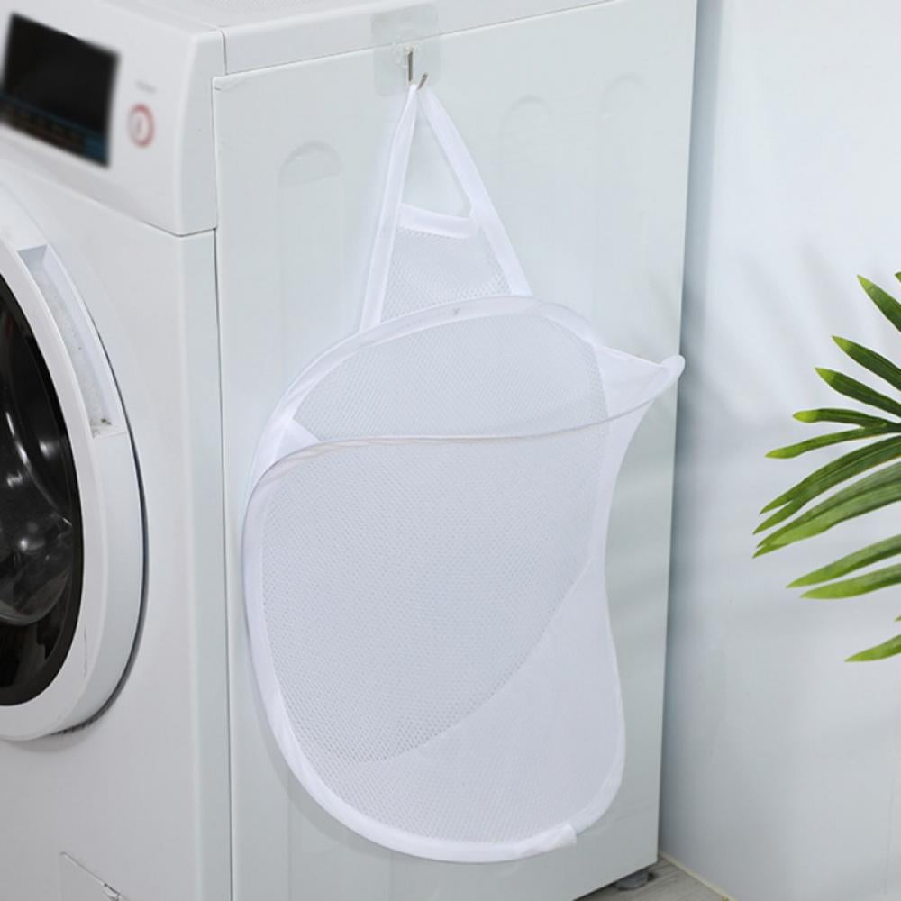 Hanging Laundry Hamper, Mesh Popup Laundry Hamper, Portable Folding PopUp Clothes Hampers