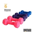 thumbnail image 2 of Kit Mancuernas Dobles de Vinil 2/3/5lb Con Soporte Rack Gym Marthing Pesas y Base Soporte Almacenamiento Diseño Estable Compactas Resistentes y Funcionales para Entrenamiento en Casa y Gimnasio, 2 of 8
