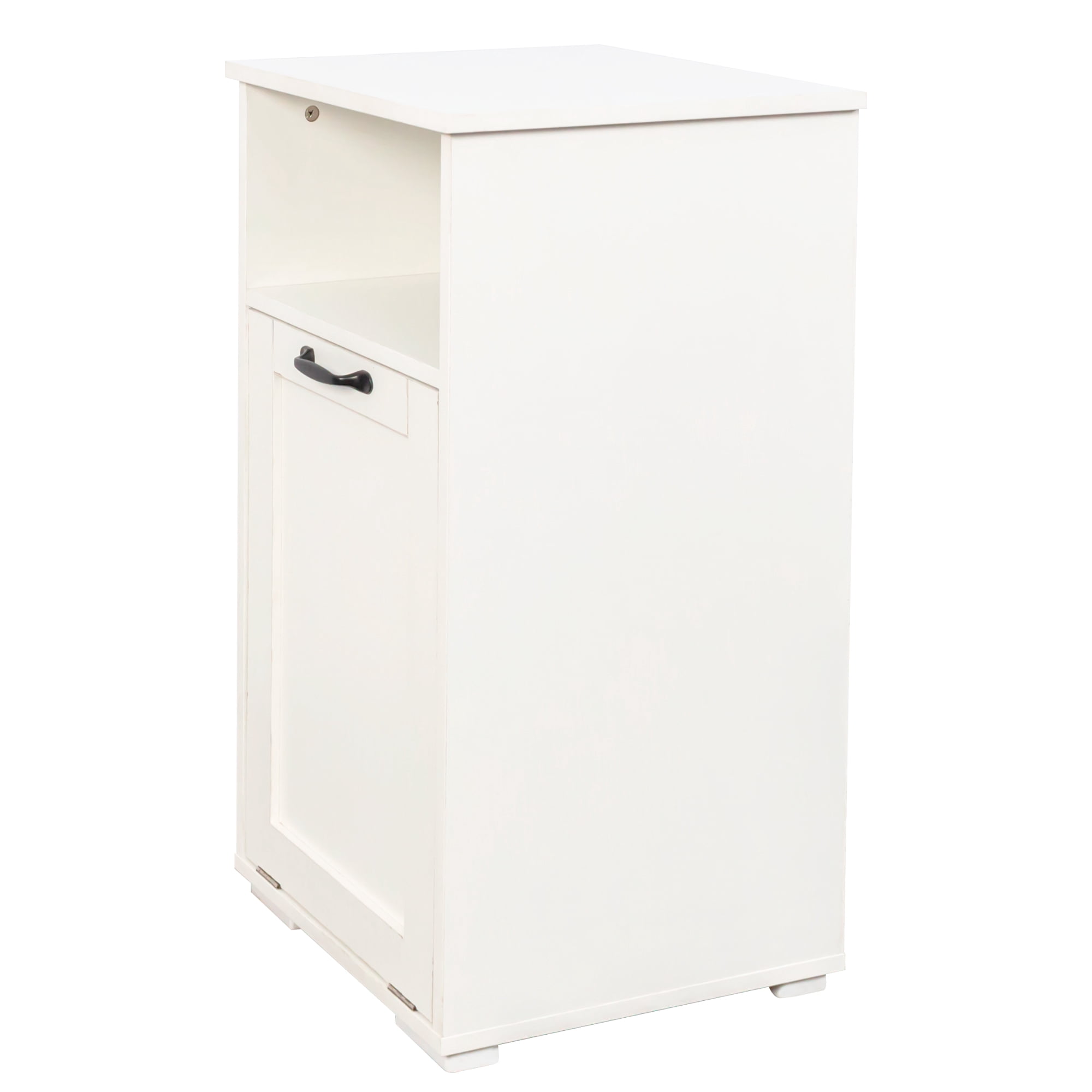 Laundry Cabinet with 1 Removable Liner Bag for Bathroom Laundry Room, White