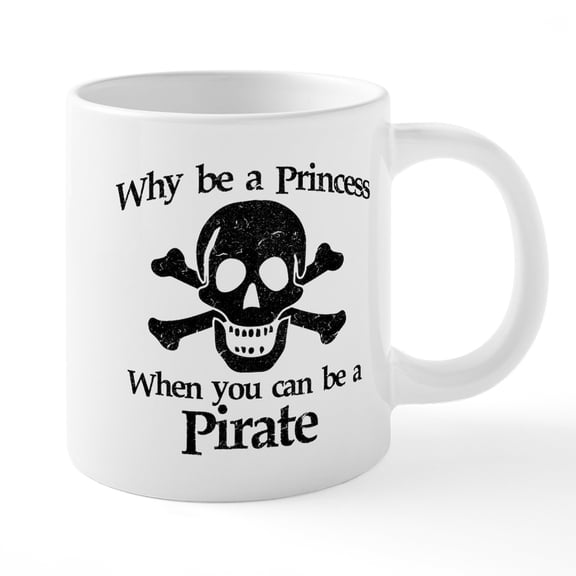 CafePress - Why Be A Princess When You - 20 Oz White Ceramic Mega Mug