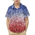 thumbnail image 2 of YABCSAZ 4th of July Girls Boys American Flag Star Shirts Summer Casual T-Shirts Short Sleeve Tops Toddler Outfits Kids Patriotic Clothes Unisex Tops Independence Day 2 Years, 2 of 9