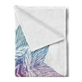 thumbnail image 2 of Star Mandala Soft Flannel Fleece Blanket, Ornate Mandala Composition with Feather Leaves PatternMiddle East Star Motif, Cozy Plush for Indoor and Outdoor Use, 70" x 90", Multicolor, by Ambesonne, 2 of 5