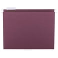 thumbnail image 3 of Smead Colored Hanging File Folders 1/5 Cut Tabs Letter Maroon 25/Box 64073, 3 of 3