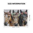 thumbnail image 2 of JRXY Horses Flower Crowns Wooden Puzzle Challenging Difficult Wood Puzzles for Adults Gift 300 PCS, 2 of 6