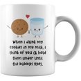 thumbnail image 1 of When i dunk my cookies in my milk i think of you- 11OZ Coffee Mug, 1 of 1