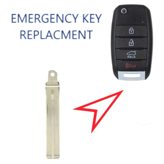2013-2022 Kia / Remote Flip Key Blade / KK10 TOY48 / PN: 81996-A4000