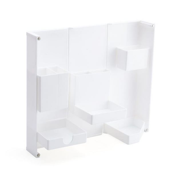 Caja De Almacenamiento Plegable Caja De Almacenamiento De Escritorio Multipropósito Para Oficina De Estudio De Dormitorio Guardurnaity EL014205-02