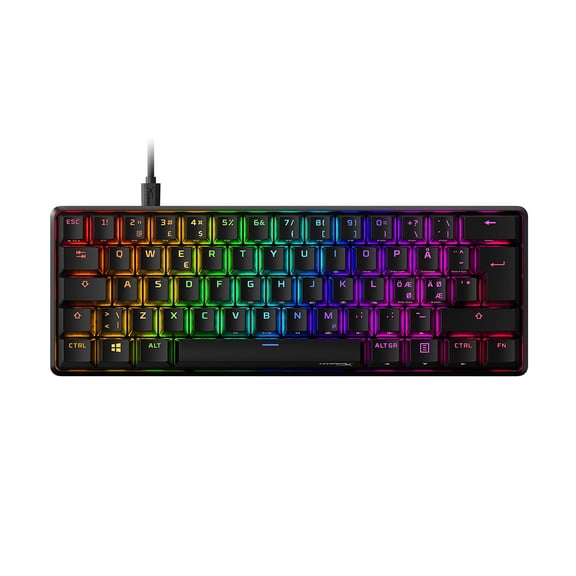 Teclado HyperX  Mecánico Alloy Origins 60 Hx Aqua Gaming RGB