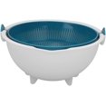 thumbnail image 1 of Cesta de drenaje desmontable, colador de lavado de plástico, cesta de drenaje de doble capa para limpiar frutas y verduras, con orificios de drenaje, 1 of 5