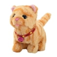 thumbnail image 1 of Walking Cat Toy Walking Meowing Interactive Plush Pet for Kids Realistic Stuffed Animal Great Gifts for Boys and Girls, 1 of 5