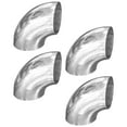 thumbnail image 3 of unbranded  4 Pcs Exhaust 90 Degree Elbow Car Pipe Handrail Fittings Hose Barb, 3 of 7
