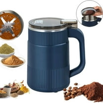 Household Small Powder Grinding Machine, Electric Coffee Grinders Spice Grinder Herb Grinder with Stainless Steel Blade, One-Button Operation Multifunctional Grinding Machine for Beans Nuts Coffee
