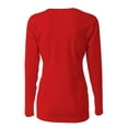 thumbnail image 2 of A4 Teen Spike Long Sleeve Volleyball Je For Teen Female in Scarlet | NG3015, 2 of 3