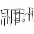 thumbnail image 2 of 3 - piece Dining Table Set, 32" L, Easy Assembly / Versatile in Small Spaces, 2 of 5