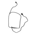 thumbnail image 4 of Water Tank Return Pipe Radiator Hose Water Hose for Ford, 4 of 5