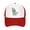Red, variant on Skull Unisex Trucker Hats for Men Women Adjustable Casual Baseball Caps for Outdoor Activities Dad Cap