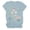 Light Blue-a, variant on Women Floral Print Short T Crew Neck Short Sleeve T Shirt Top