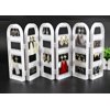 Foldable Earrings Display Stand 6-Panel Jewelry Hanger Organizer Bracelets Necklace Holder, White