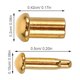 thumbnail image 2 of AURARMLET 50Jgo Dorados Para Fabricación Y Reparación De Bolsos Con Tornillos Fáciles De Instalar, 2 of 6