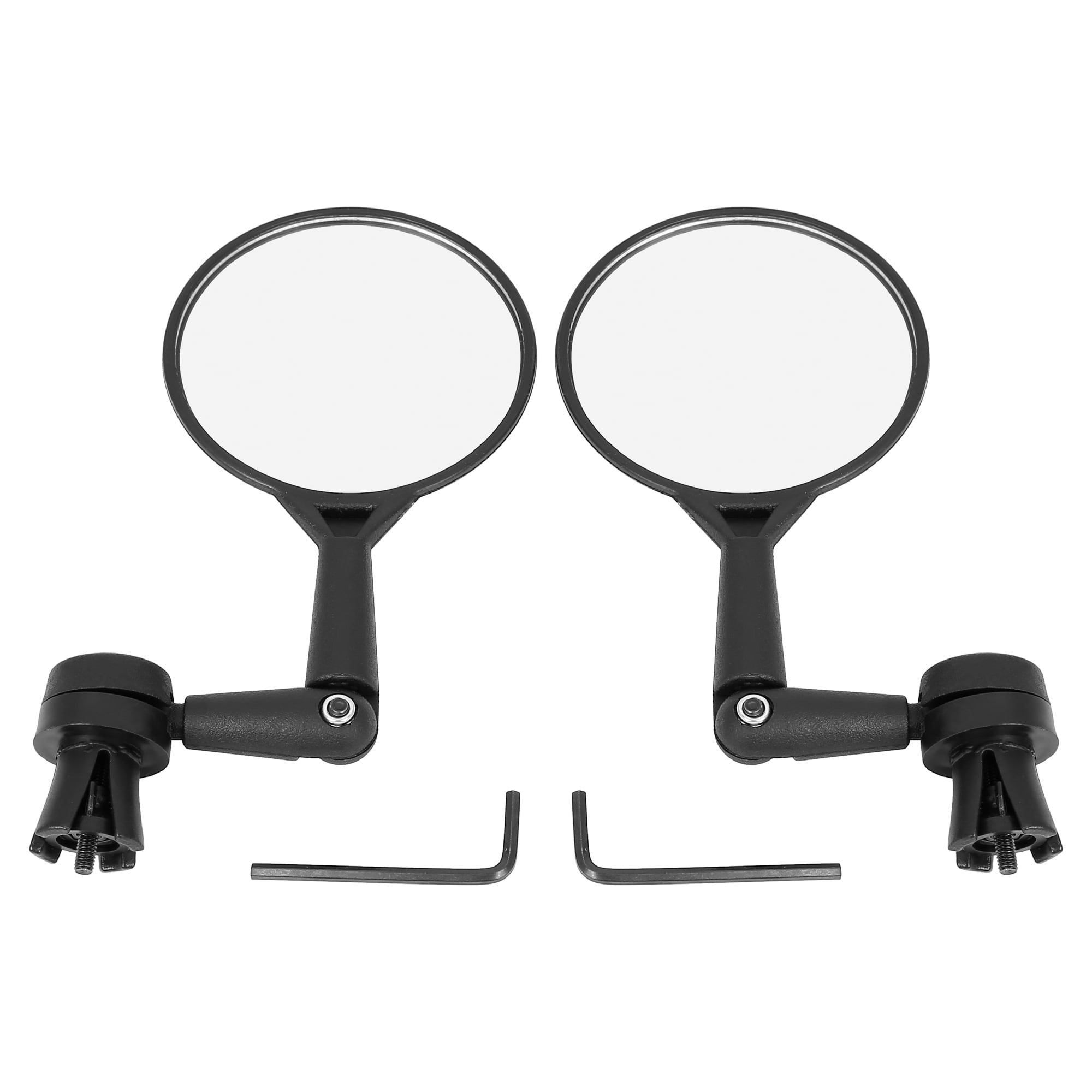 2x Wide Rear View Rearview Convex Mirror Cycling Bike Bicycle Handlebar Safe uk 
