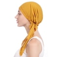 thumbnail image 5 of SPRING PARK Folded Muslim Women Hijab Hat Cap Turban Headscarf Wrap Bonnet Head Cover, 5 of 6