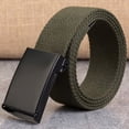 thumbnail image 1 of KOKOPARK Ceinture Tactique pour Hommes Femmes Découpée pour s'Adapter Garde de Sécurité de 3,7 Pouces Randonnée à Boucle Rabattable Toile Blanc, 1 of 6
