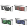 thumbnail image 3 of homeholiday Digital Clock LED Temperature Display Snooze Home Electronic Clock Mirror Table Desktop Thermometer, 3 of 9