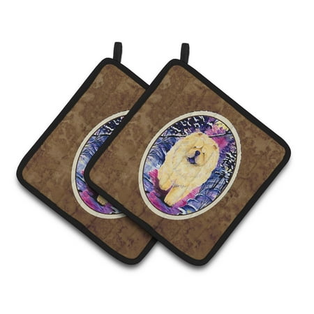 

Carolines Treasures SS1005PTHD Chow Chow Pair of Pot Holders 7.5HX7.5W multicolor